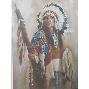 Shinysun's Cross Stitching Native American Indian Cross Stitch Pattern Chart